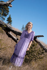 Daisy Boho Dress - Lilac - Preorder