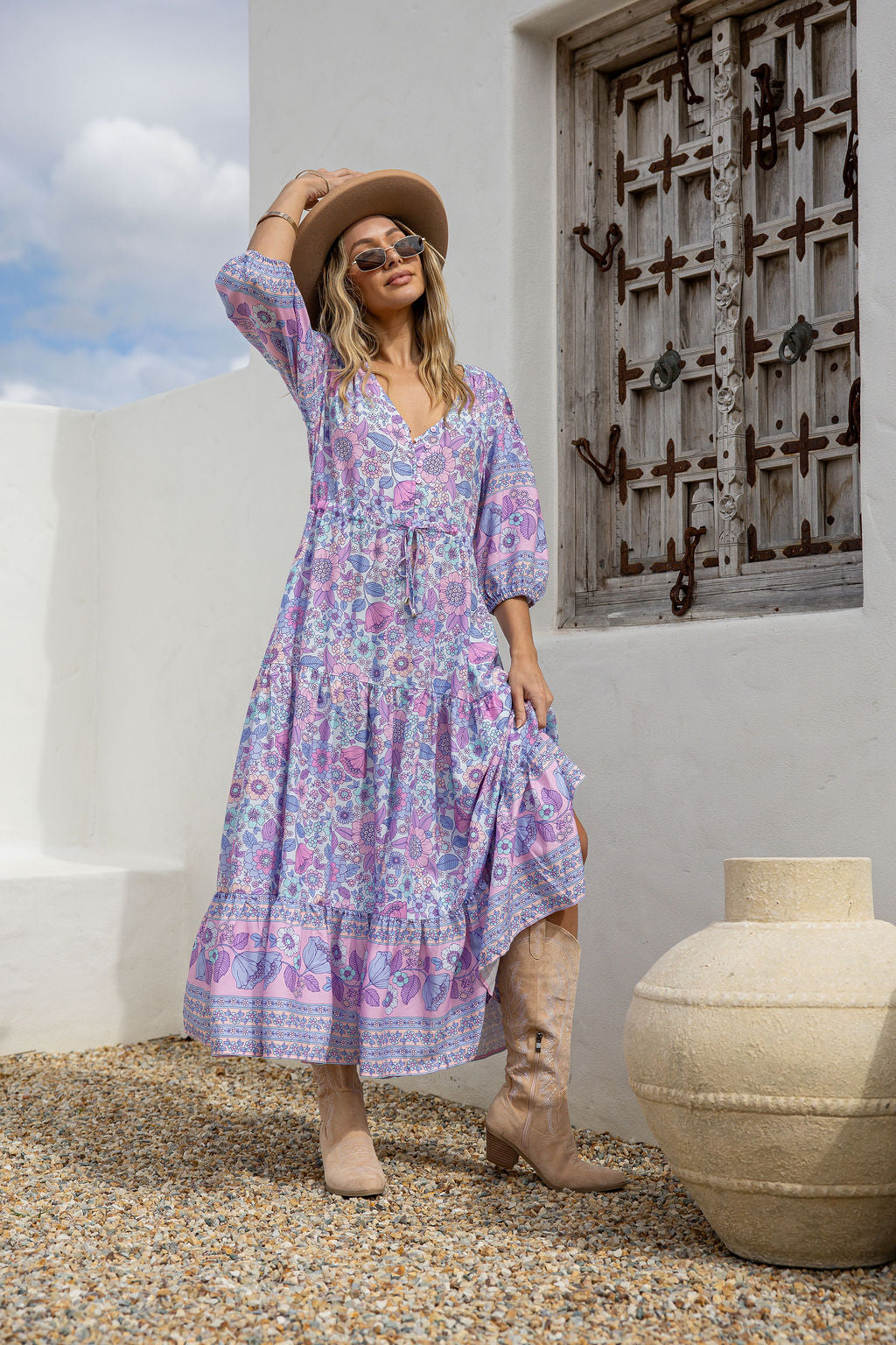 Aurora Maxi Dress – Mystic Lilac