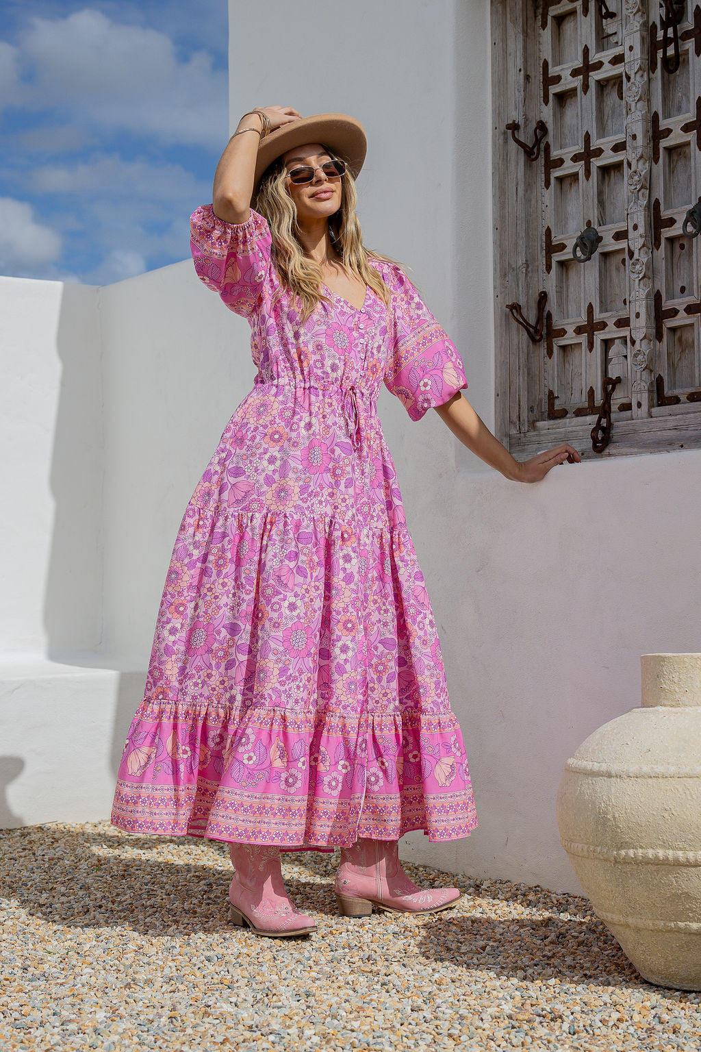 slim fit dress slacks Gold Coast Lace Maxi in Rose, Gorgeous Bohemian Maxi Dresses from Spool 72.
