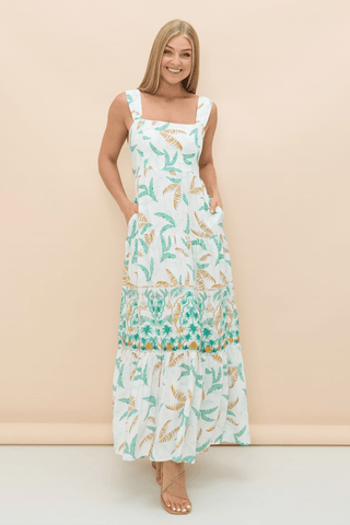 Henna Maxi Dress - Birdcage Floral