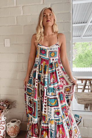 Claudette Maxi Dress - Woodstock