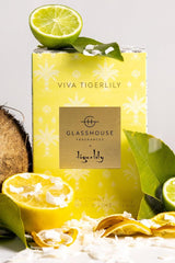 Glasshouse x Tigerlily Viva Tigerlily Candle - Coconut, Lemon & Lime