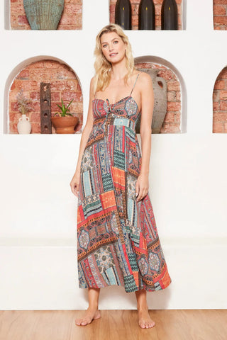 Nosara Iola Maxi Dress - Nosara Patchwork