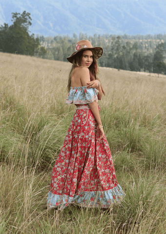 Havillah Maxi Dress - Rococco Red - Preorder