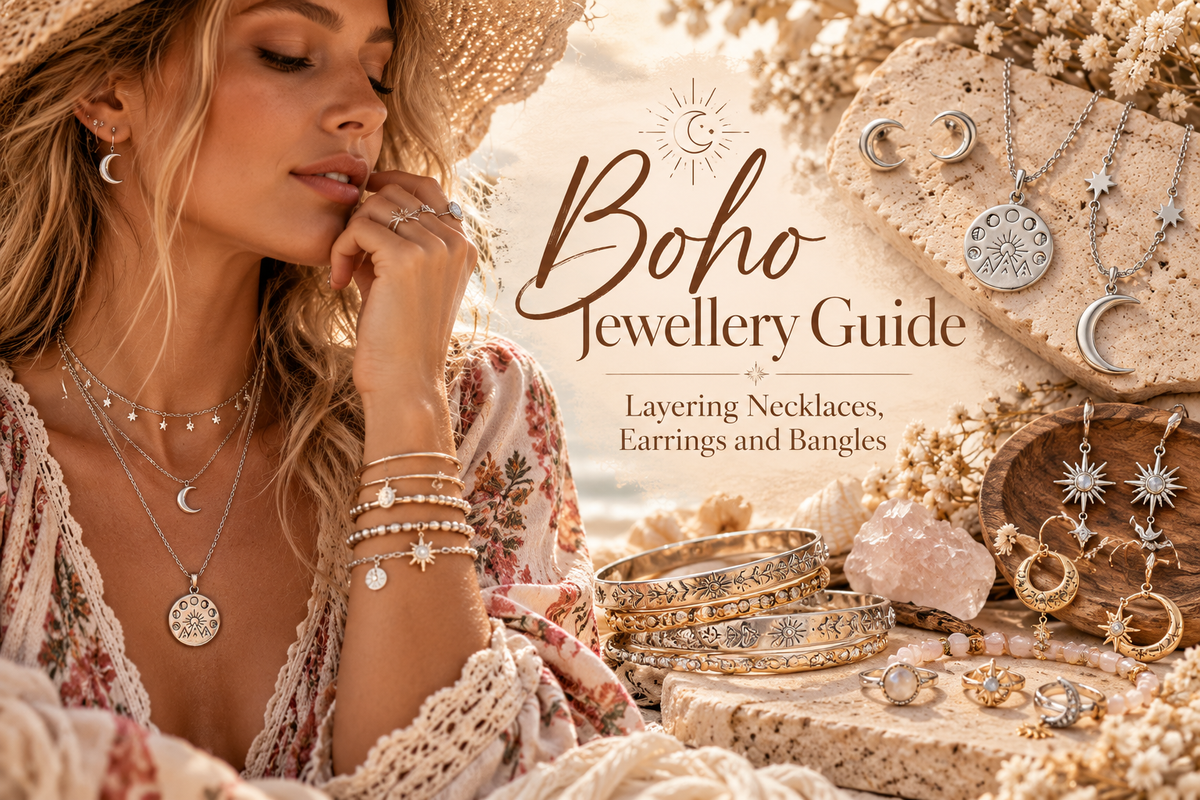 Boho Jewellery Guide: Layering Necklaces, Earrings and Bangles