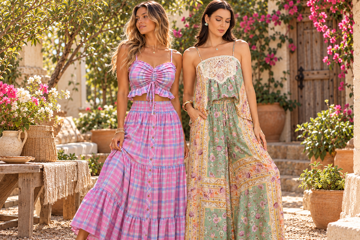 How to Style a Boho Matching Set: 6 Ways to Wear a Two-Piece Outfit