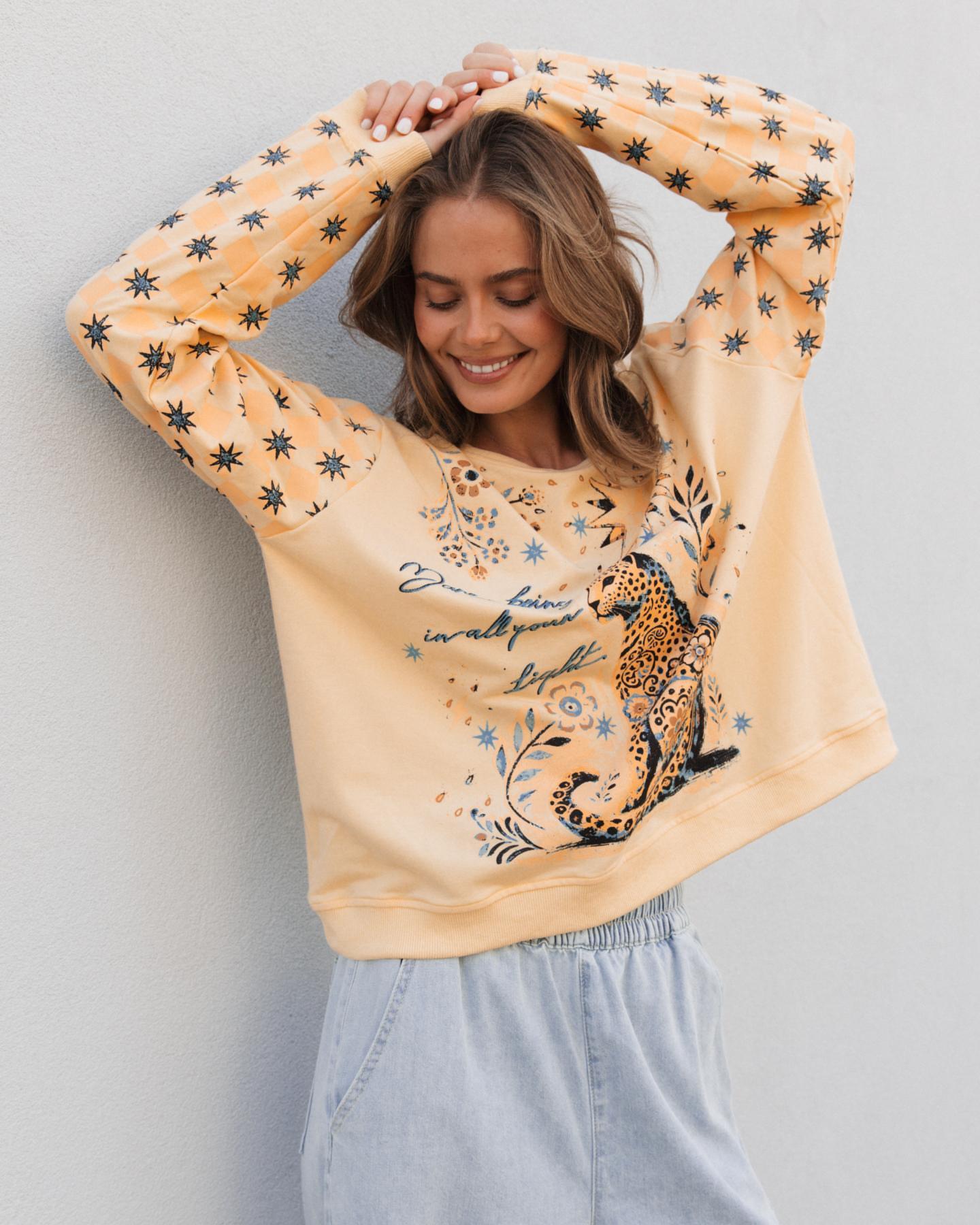 Cheetah Jumper in Butter