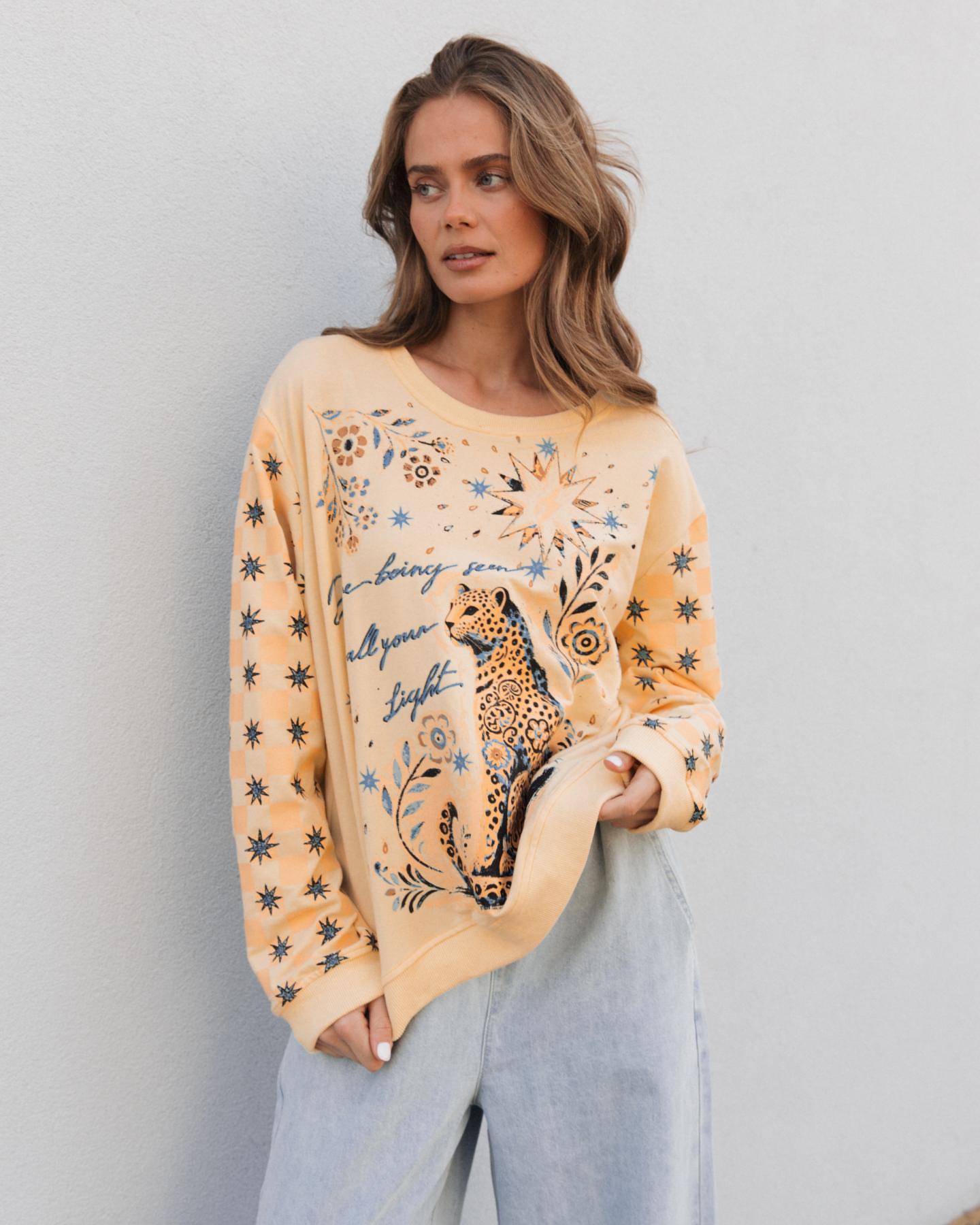 Cheetah Jumper in Butter