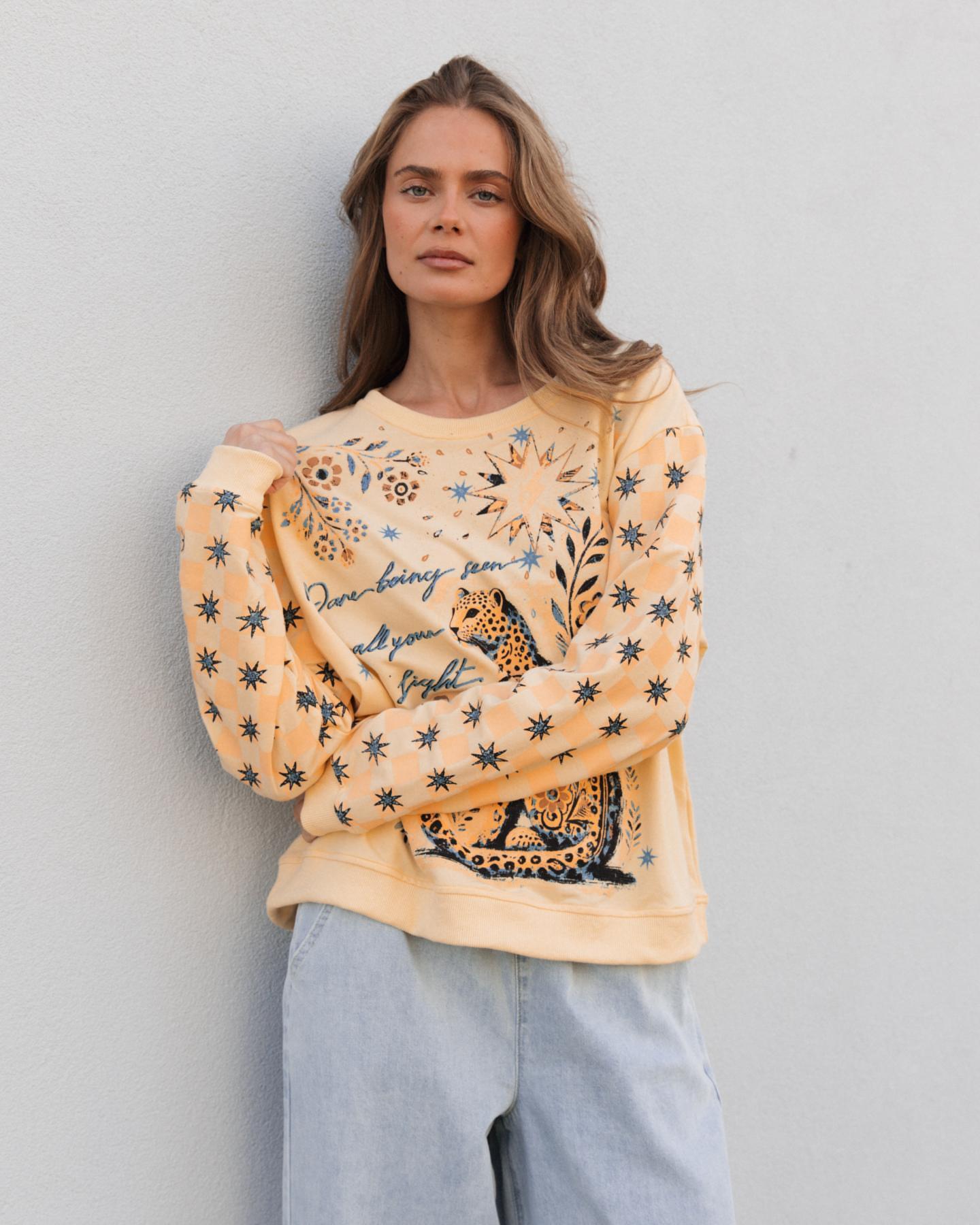 Cheetah Jumper in Butter