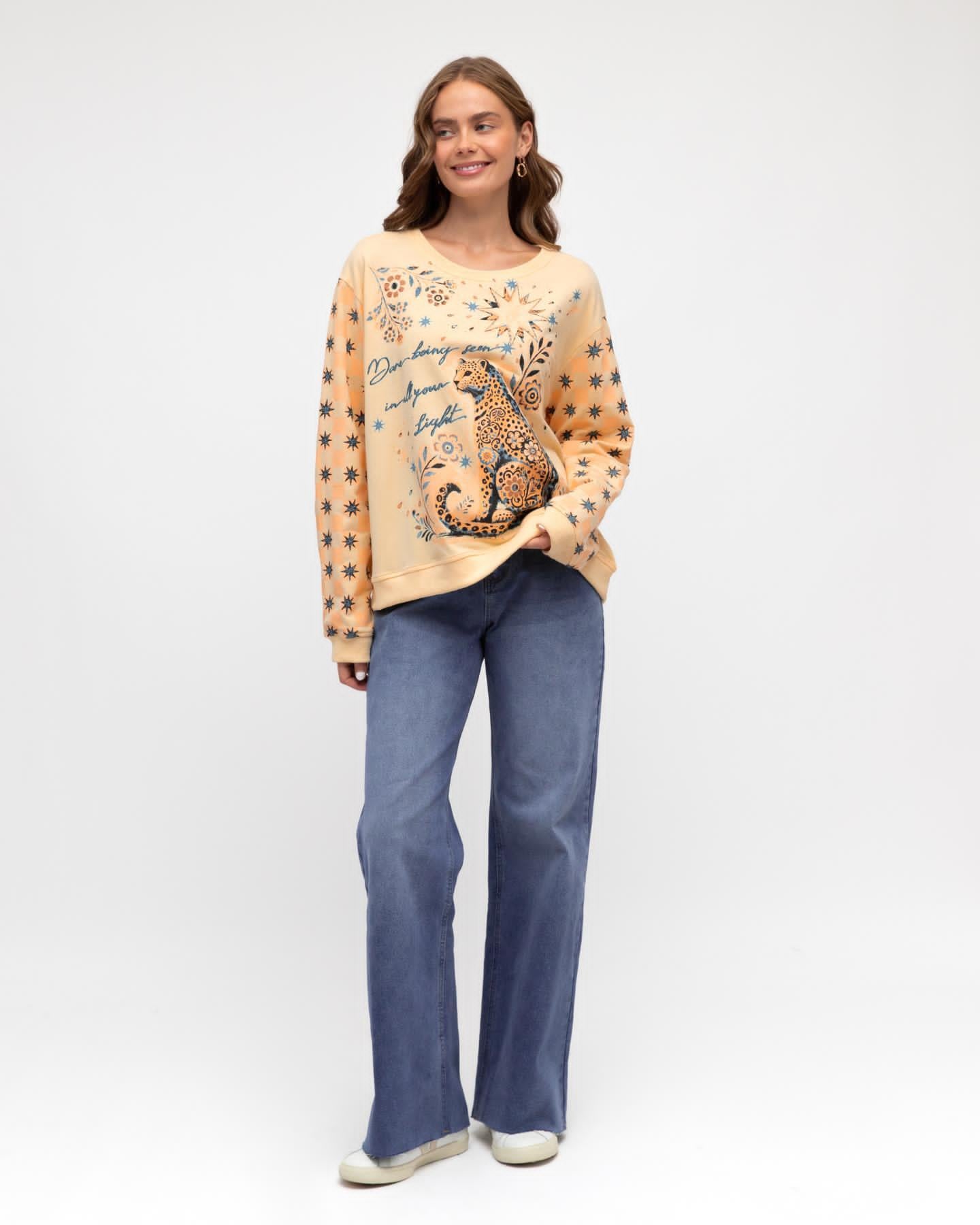 Cheetah Jumper in Butter