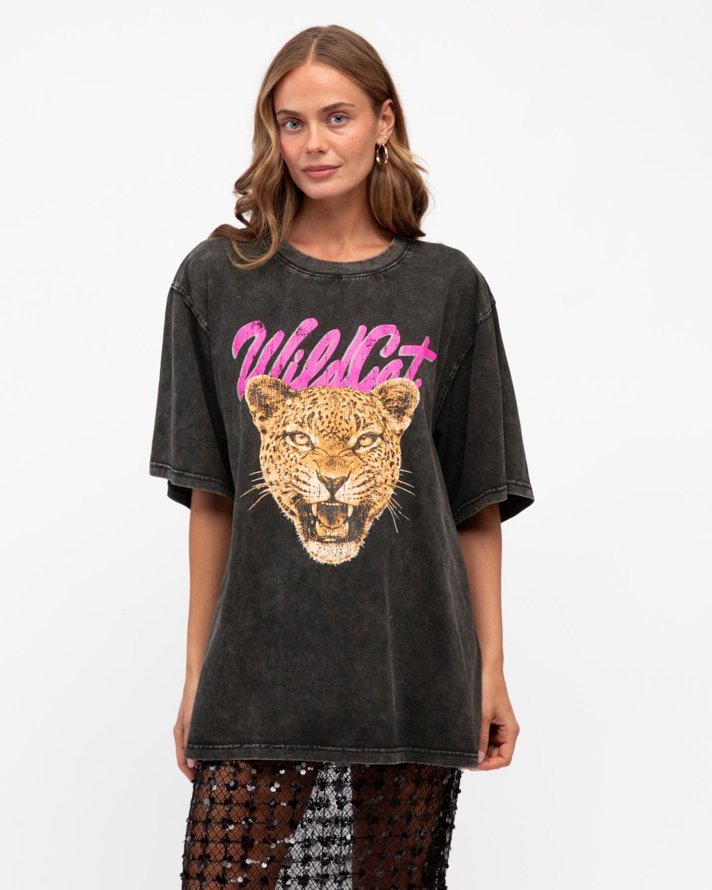 Wild Cat Graphic Tee – Paper Heart