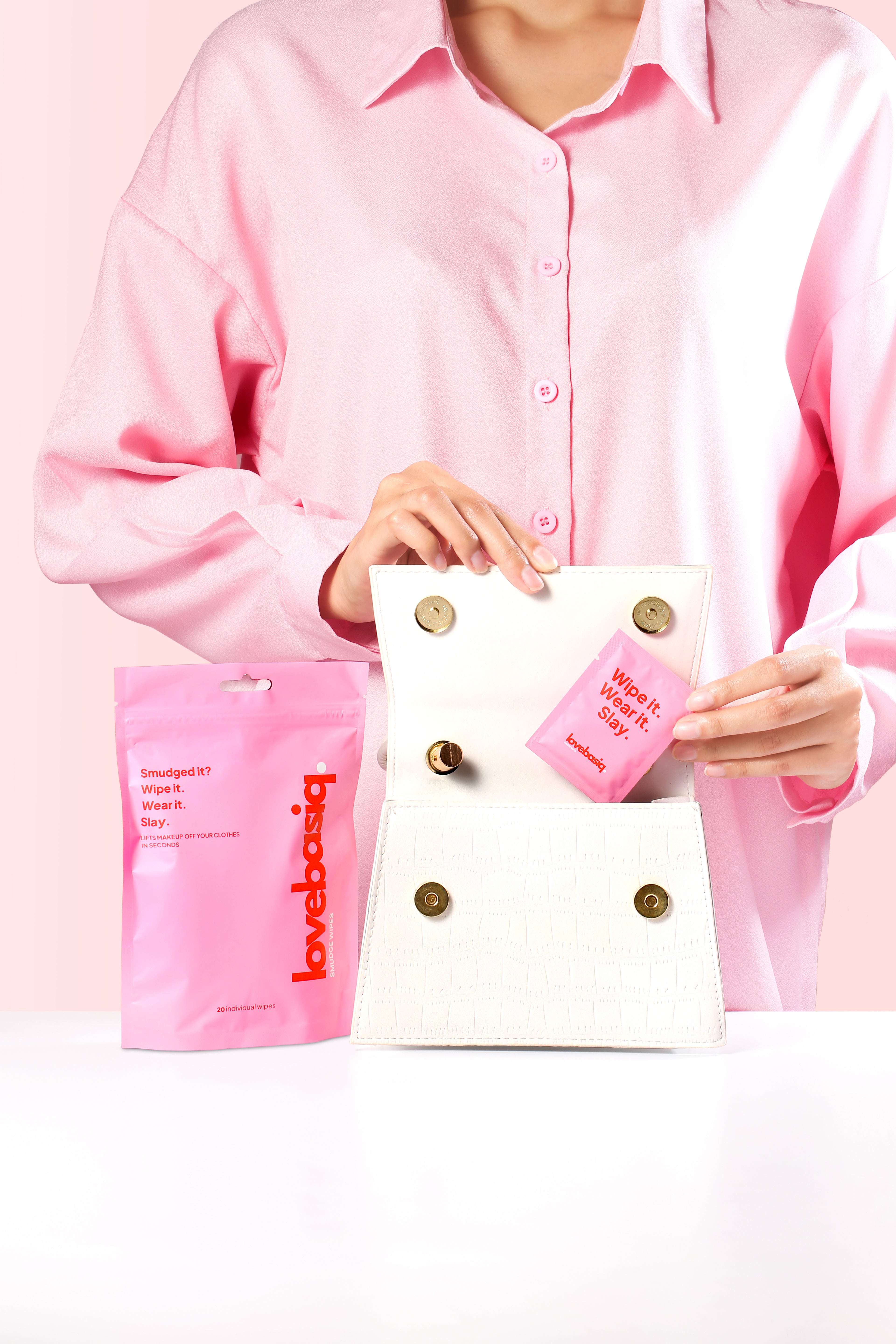 Smudge Wipes - Makeup Stain Remover Wipes by Love Basiq