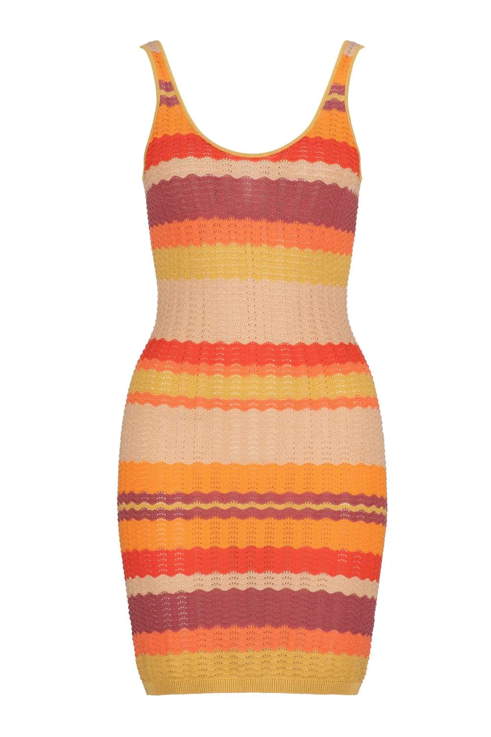 Leilani Elyssa Mini Dress - Sunset Stripe