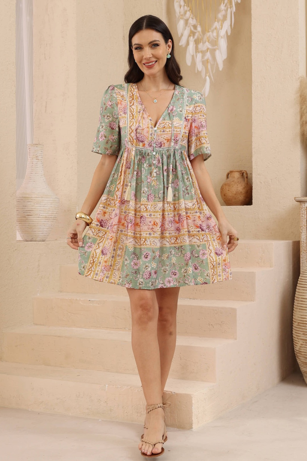 Amara Baby Doll Mini Dress