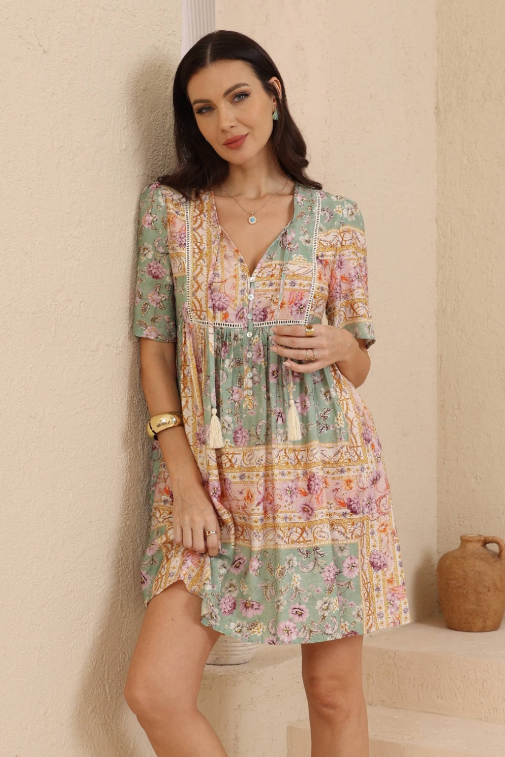 Amara Baby Doll Mini Dress