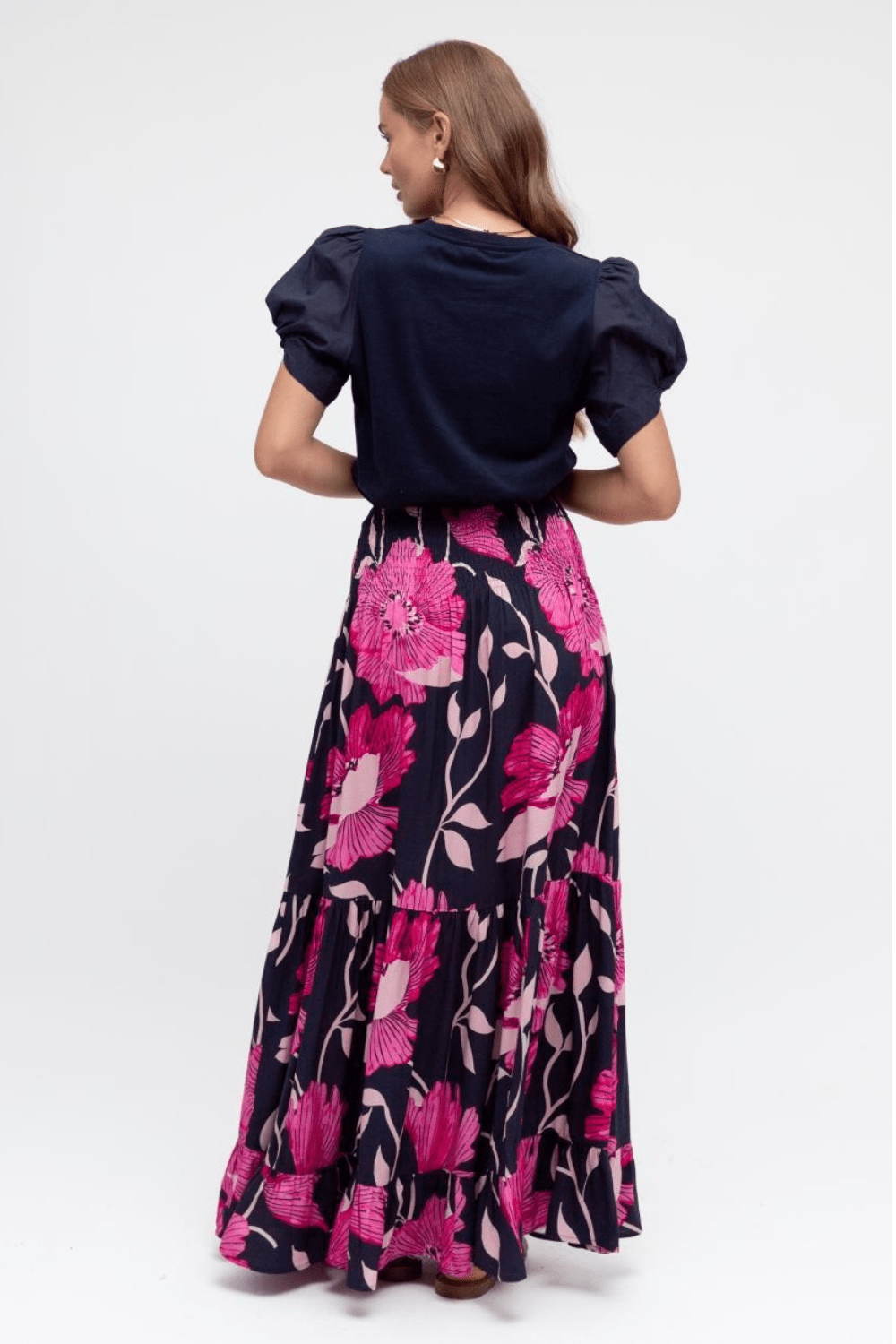 Ambi Maxi Skirt - Midnight Floral