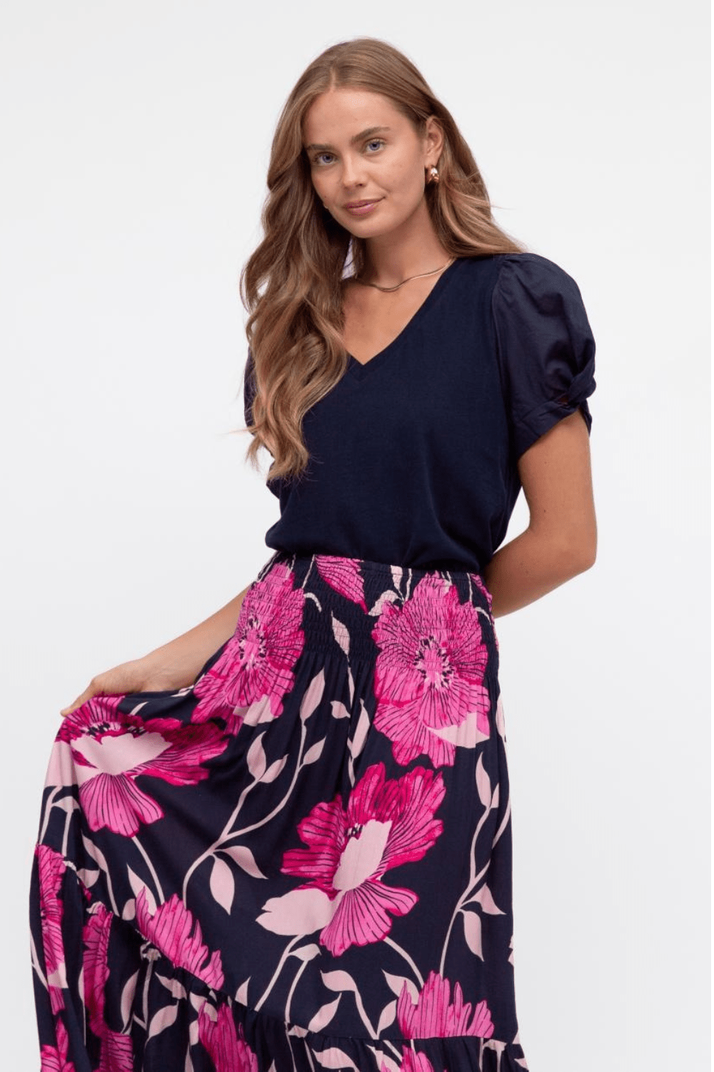 Ambi Maxi Skirt - Midnight Floral