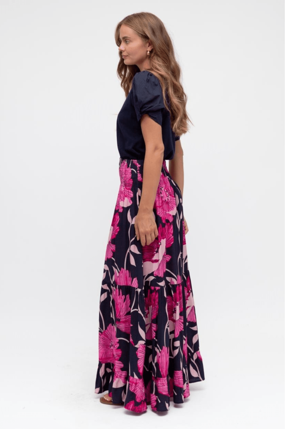Ambi Maxi Skirt - Midnight Floral