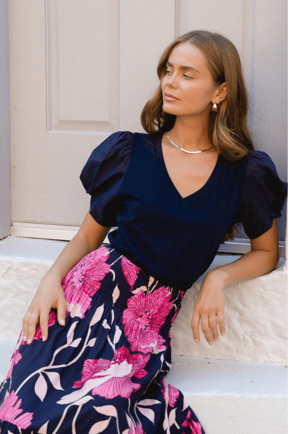 Ambi Maxi Skirt - Midnight Floral