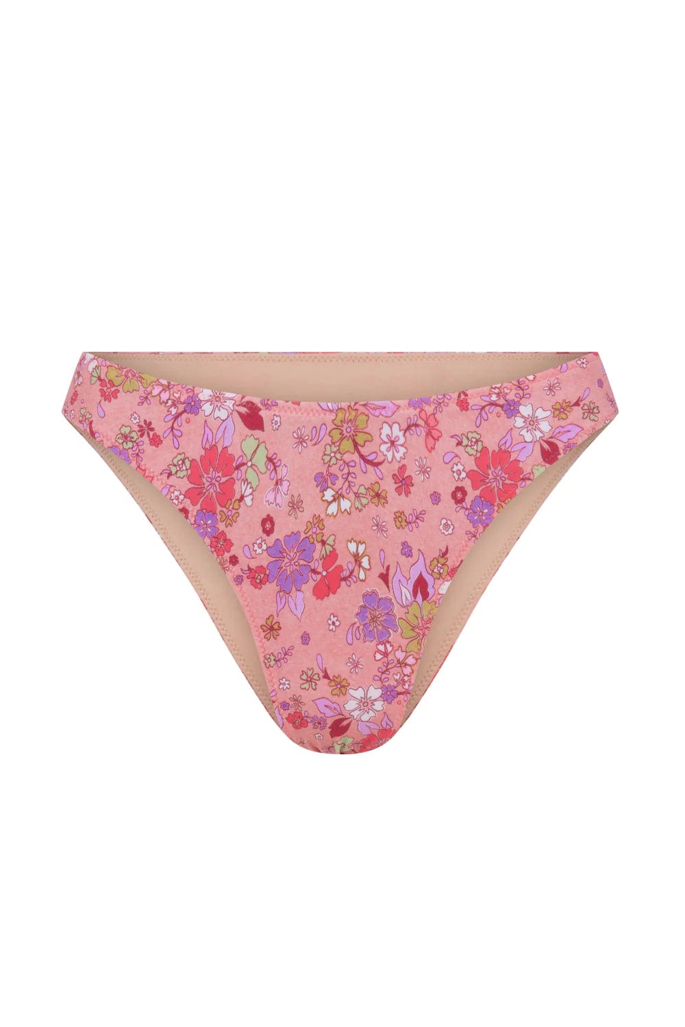 Malibu High Cut Brief - Coral