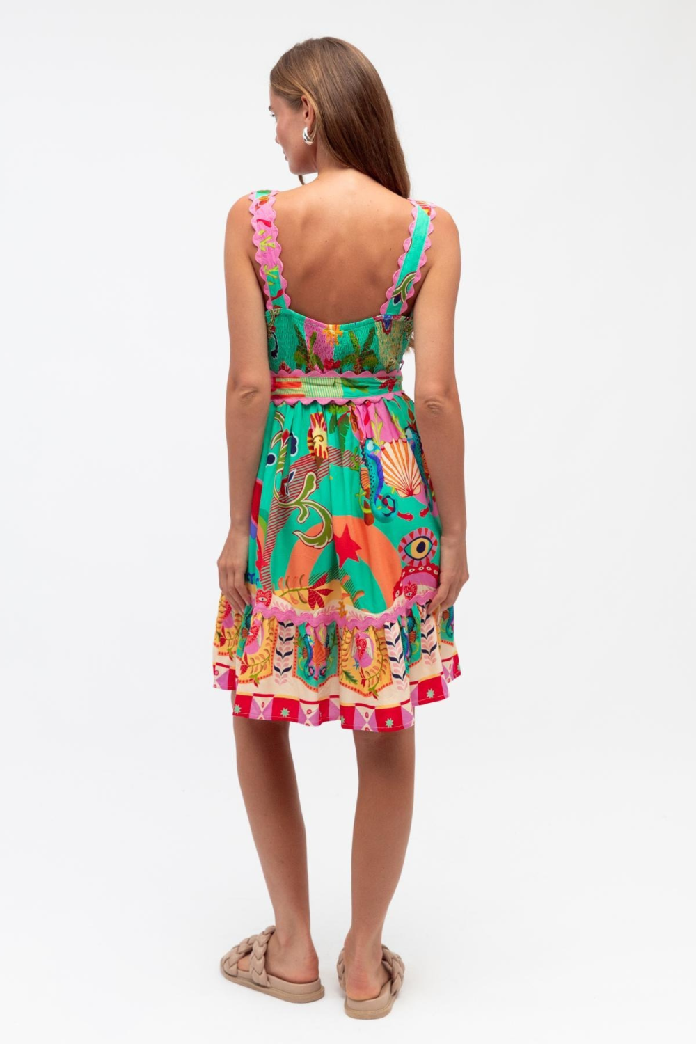 Carnival Ric Rac Mini Dress