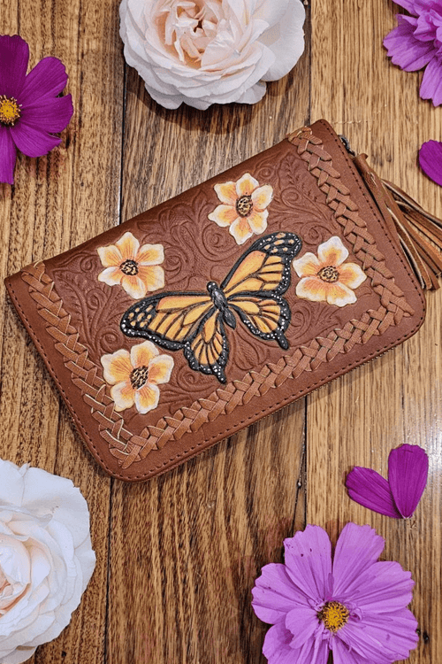 Monarch Butterfly Oversized Wallet