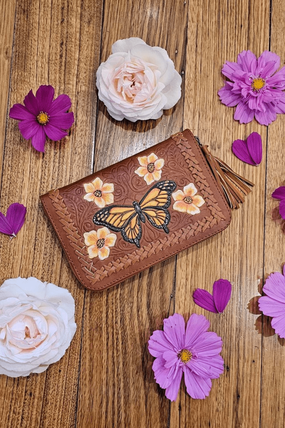 Monarch Butterfly Oversized Wallet