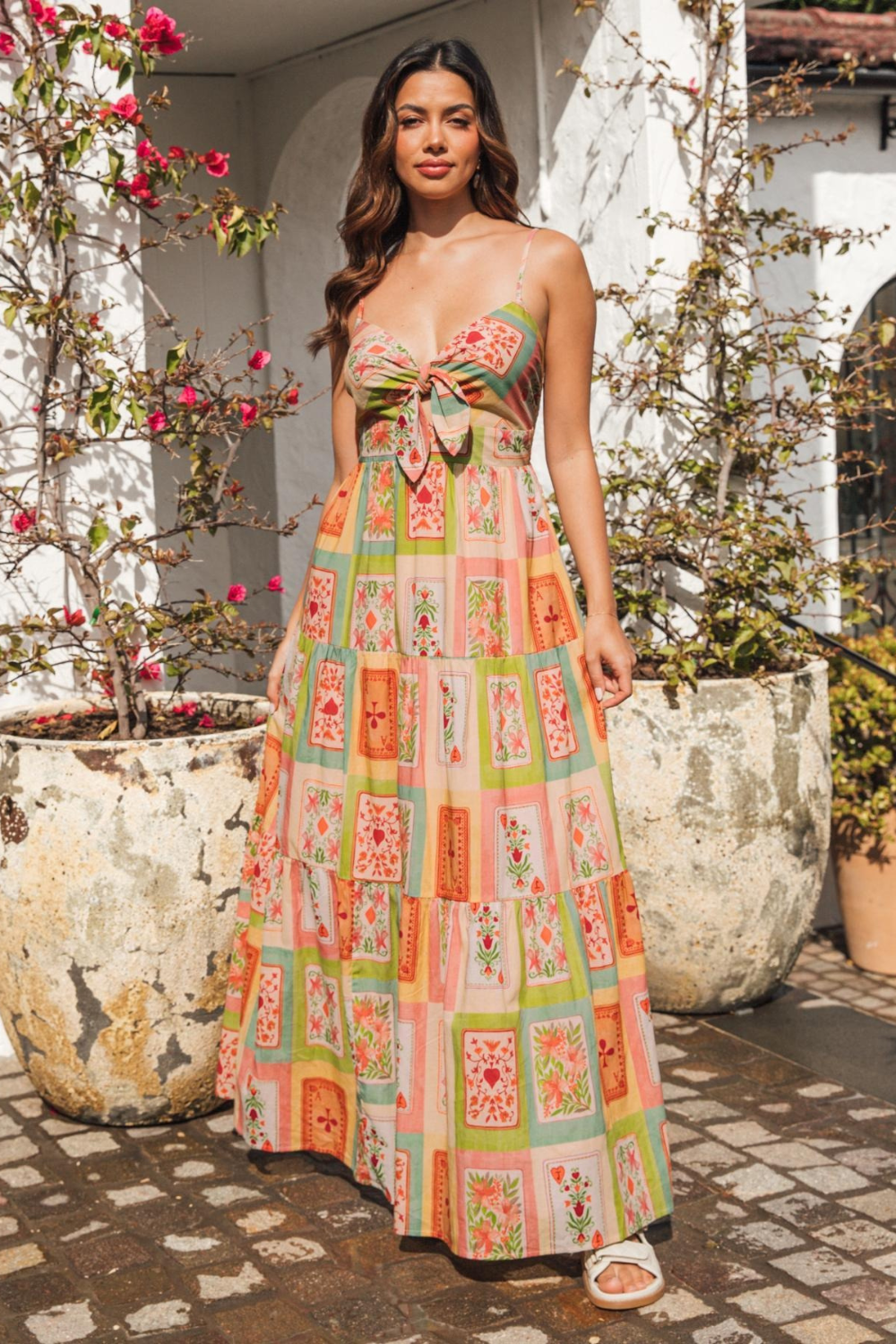 Dream Tie Front Maxi Dress - Dream Lover