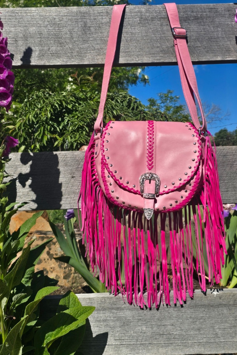 Esmeralda Cross Body Bag - Pink