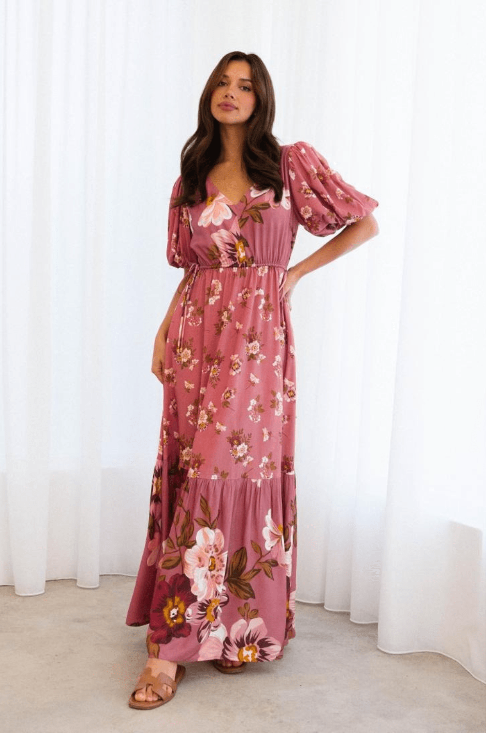 First Blush Maxi Dress - Berry