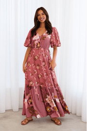 First Blush Maxi Dress - Berry