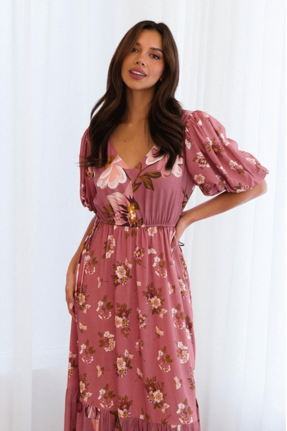 First Blush Maxi Dress - Berry