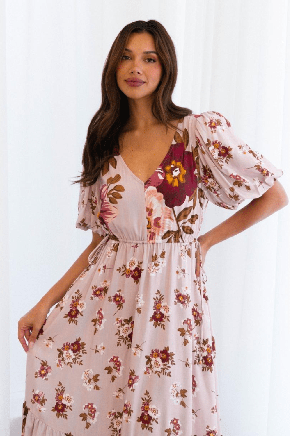 First Blush Maxi Dress - Flower