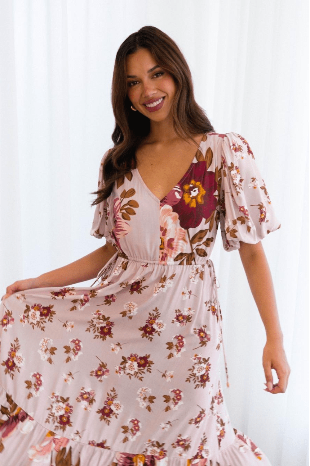 First Blush Maxi Dress - Flower