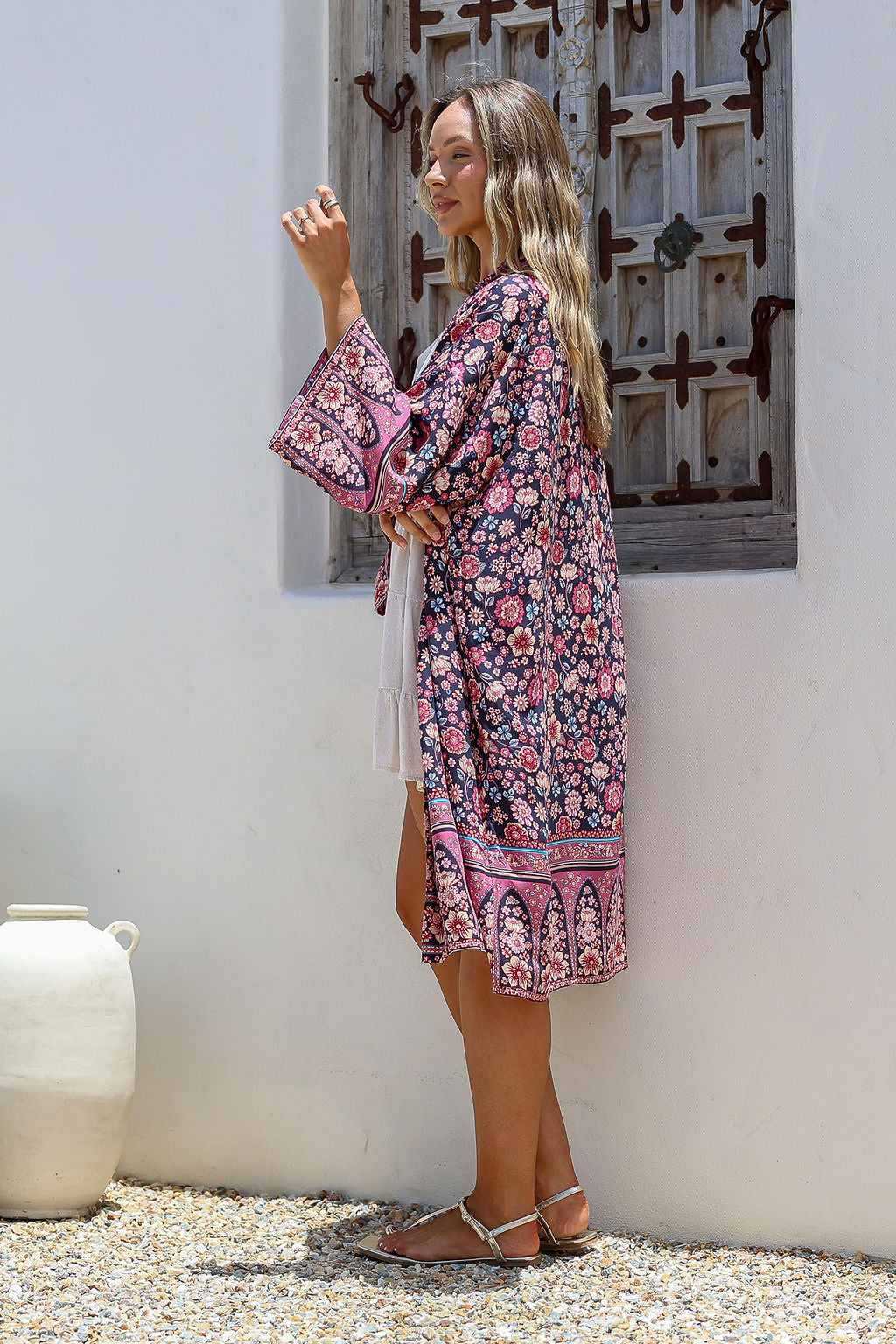 Enchanted Bloom Kimono - Midnight Bloom