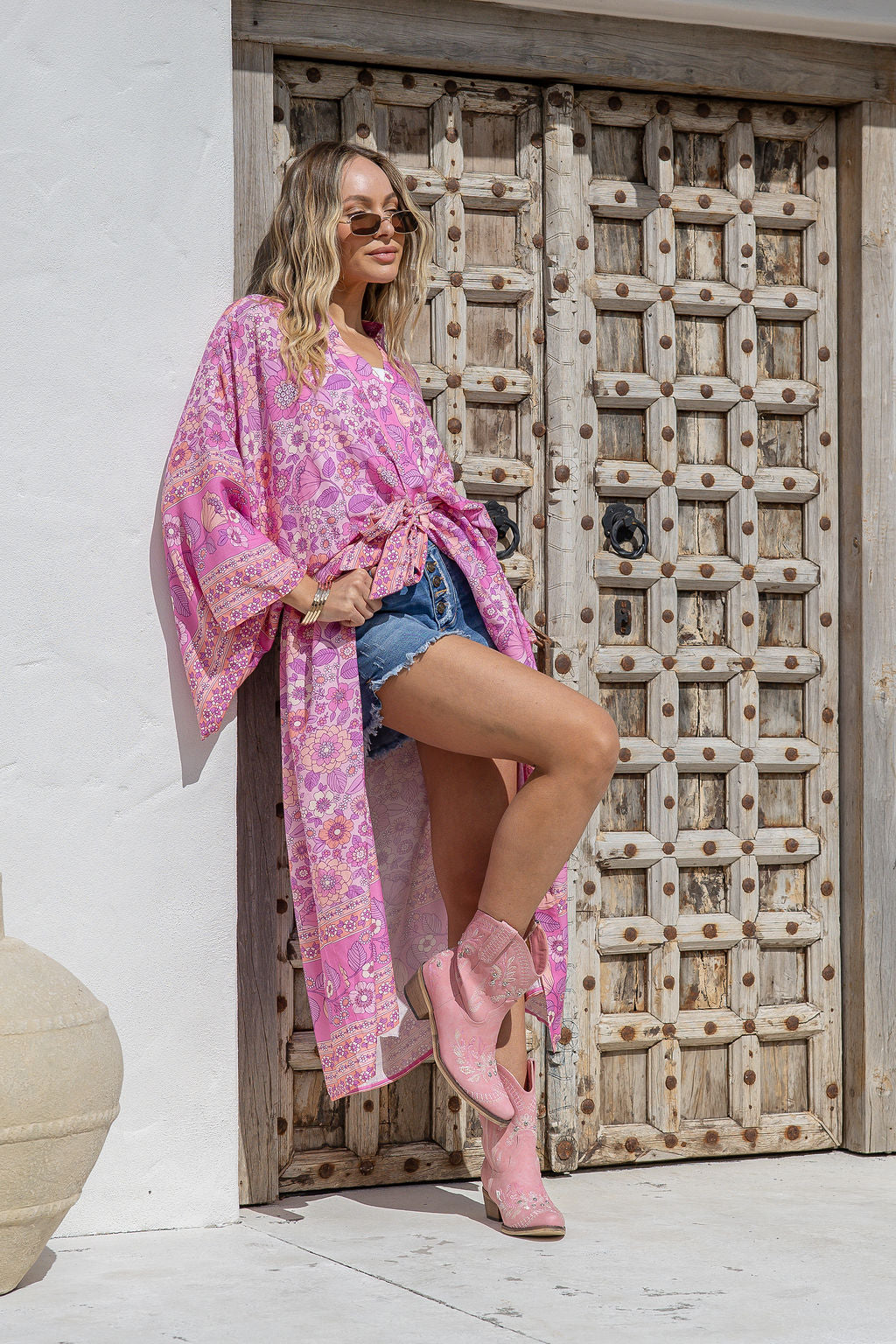 Wildflower Kimono – Pink Bloom
