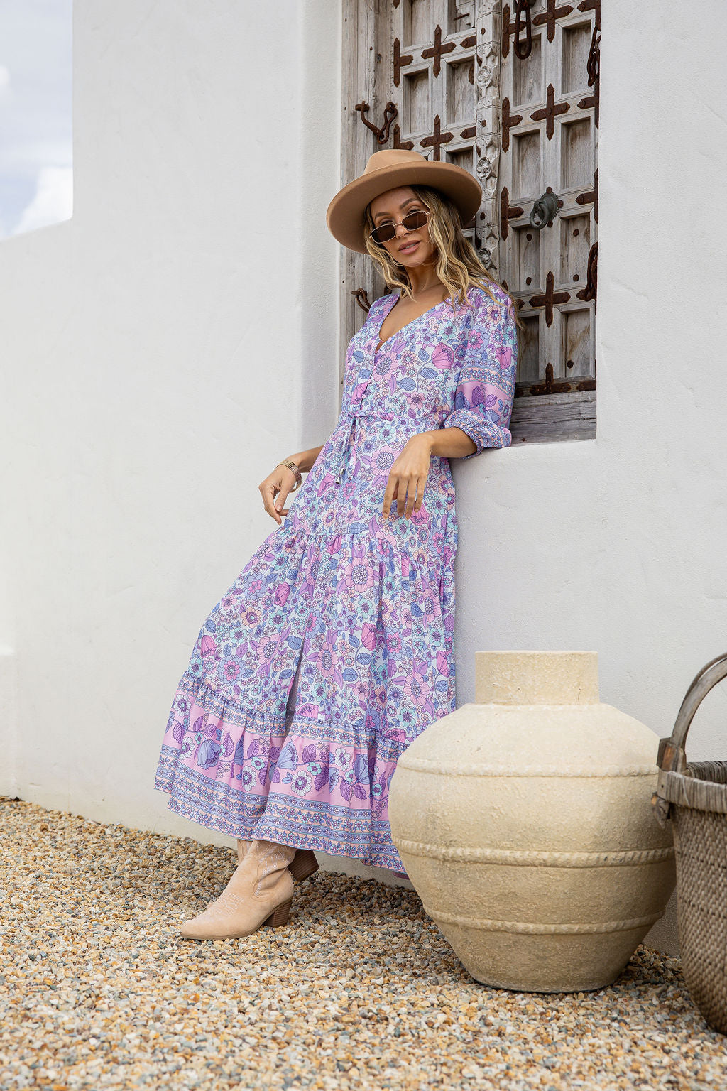 Aurora Maxi Dress – Mystic Lilac