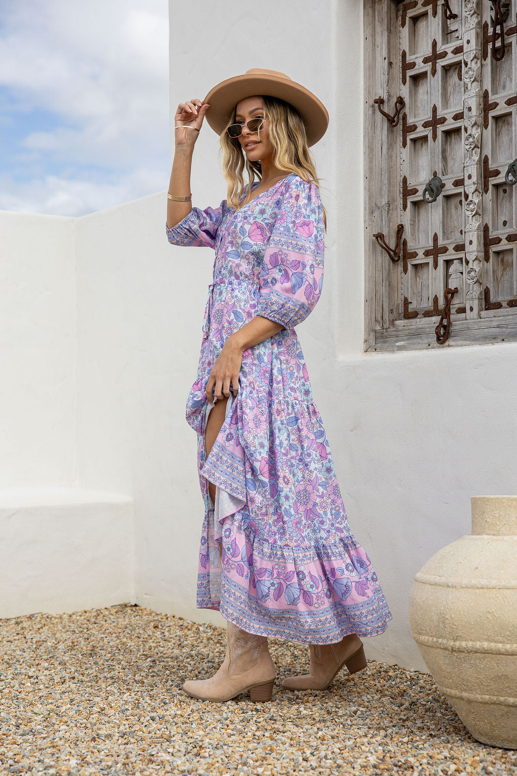 Aurora Maxi Dress Mystic Lilac | Untamed Boho Gypsy And Wolf Aurora Maxi Dress Mystic Lilac | Untamed Boho Gypsy And Wolf