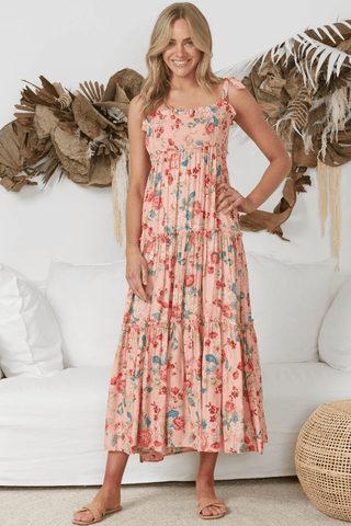 Tessa Maxi Dress - Blushing Meadow