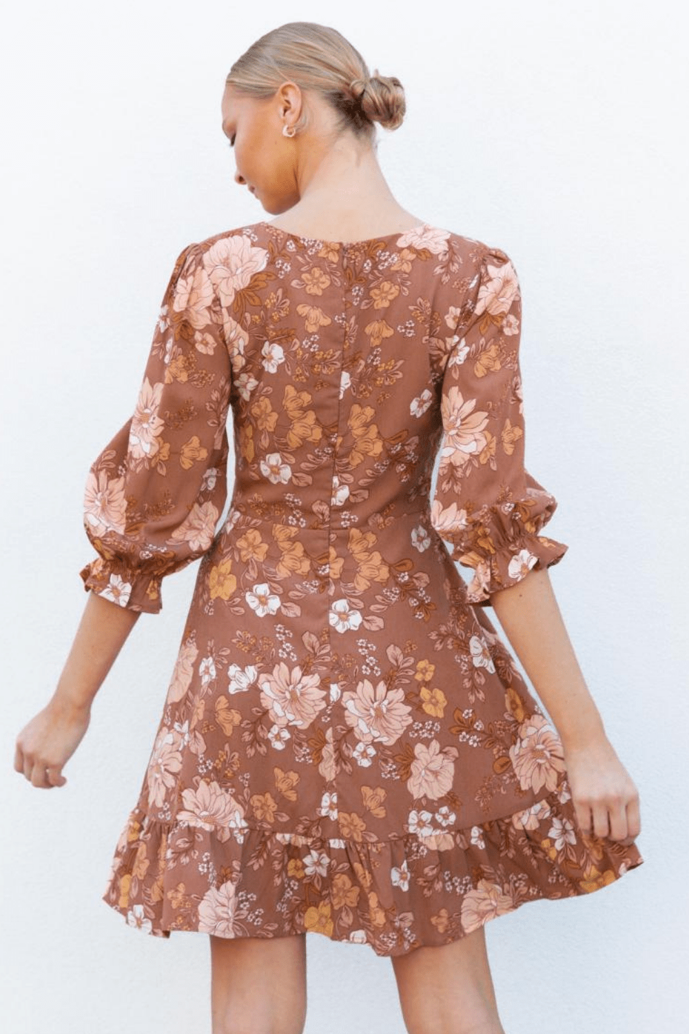 Isabella Mini Dress - Dusty Meadow