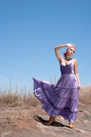 Lavender Mini Dress - Turquoise - Preorder