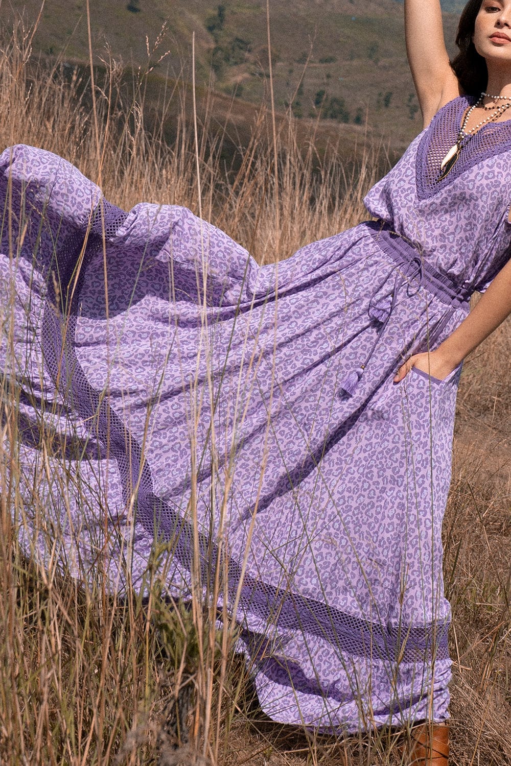 Lily Maxi Skirt - Lilac - Preorder