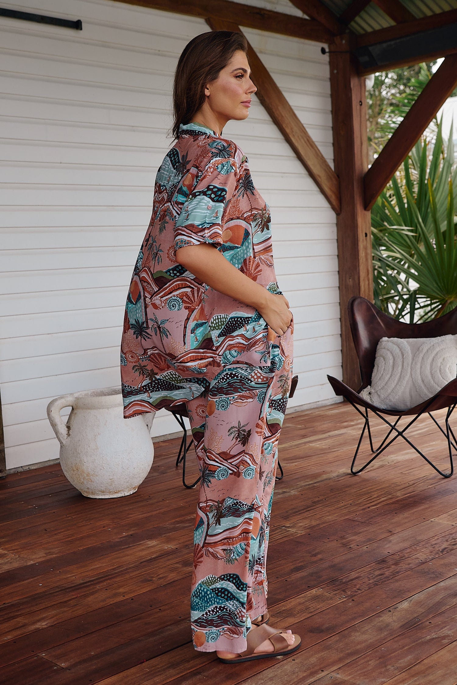 Cici Pants - Lakeside Serenity