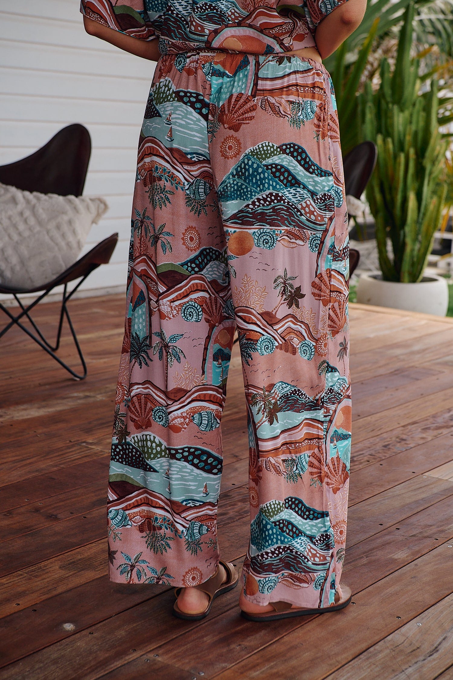 Cici Pants - Lakeside Serenity