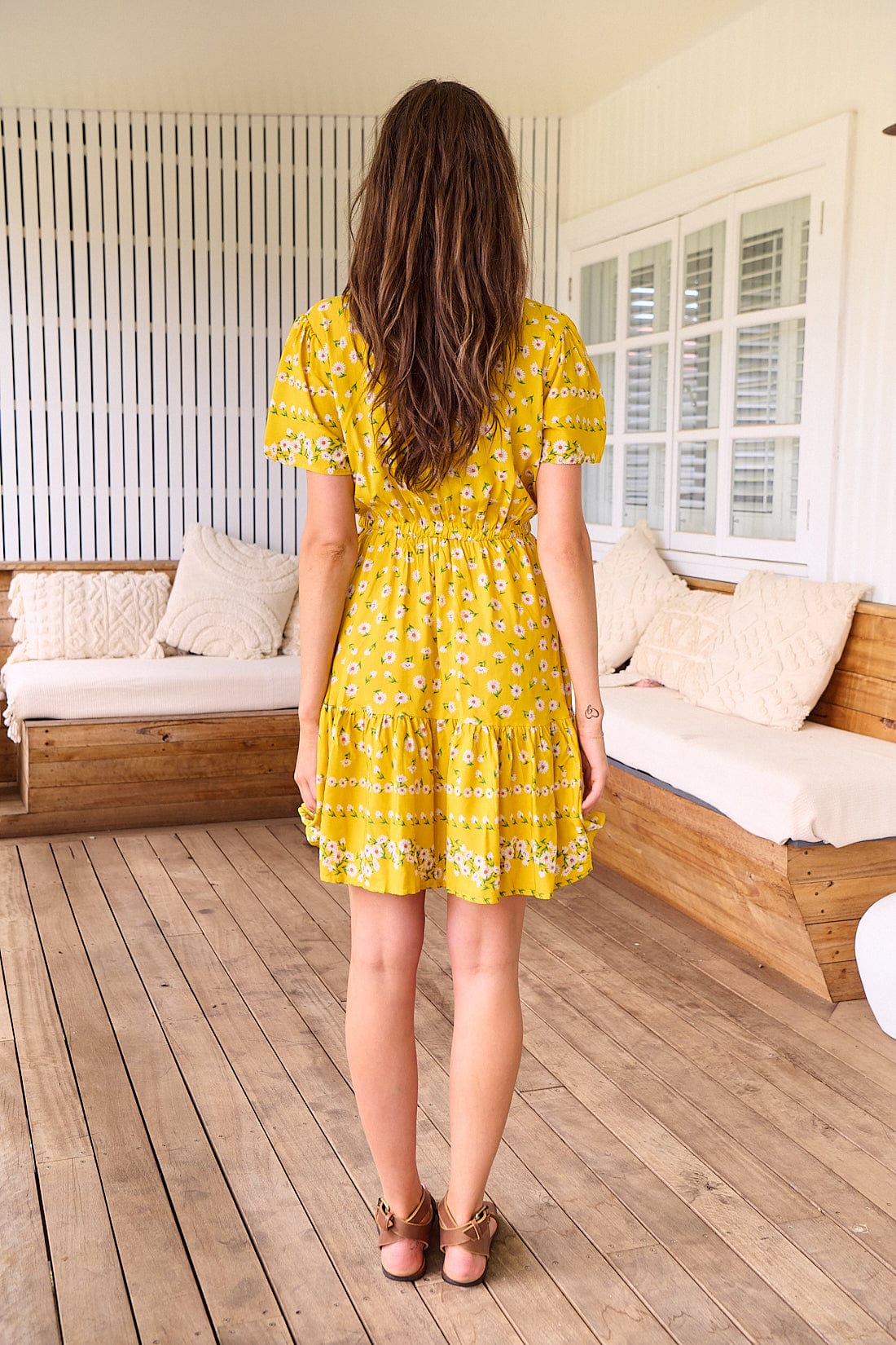 Lolana Mini Dress - Sunshine Daisy