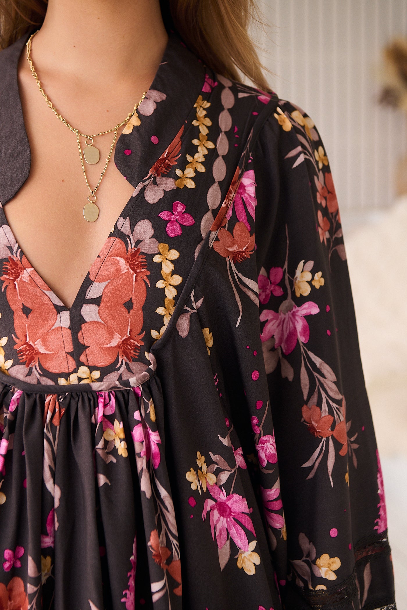 Boheme Midi Dress - Monarch Bloom