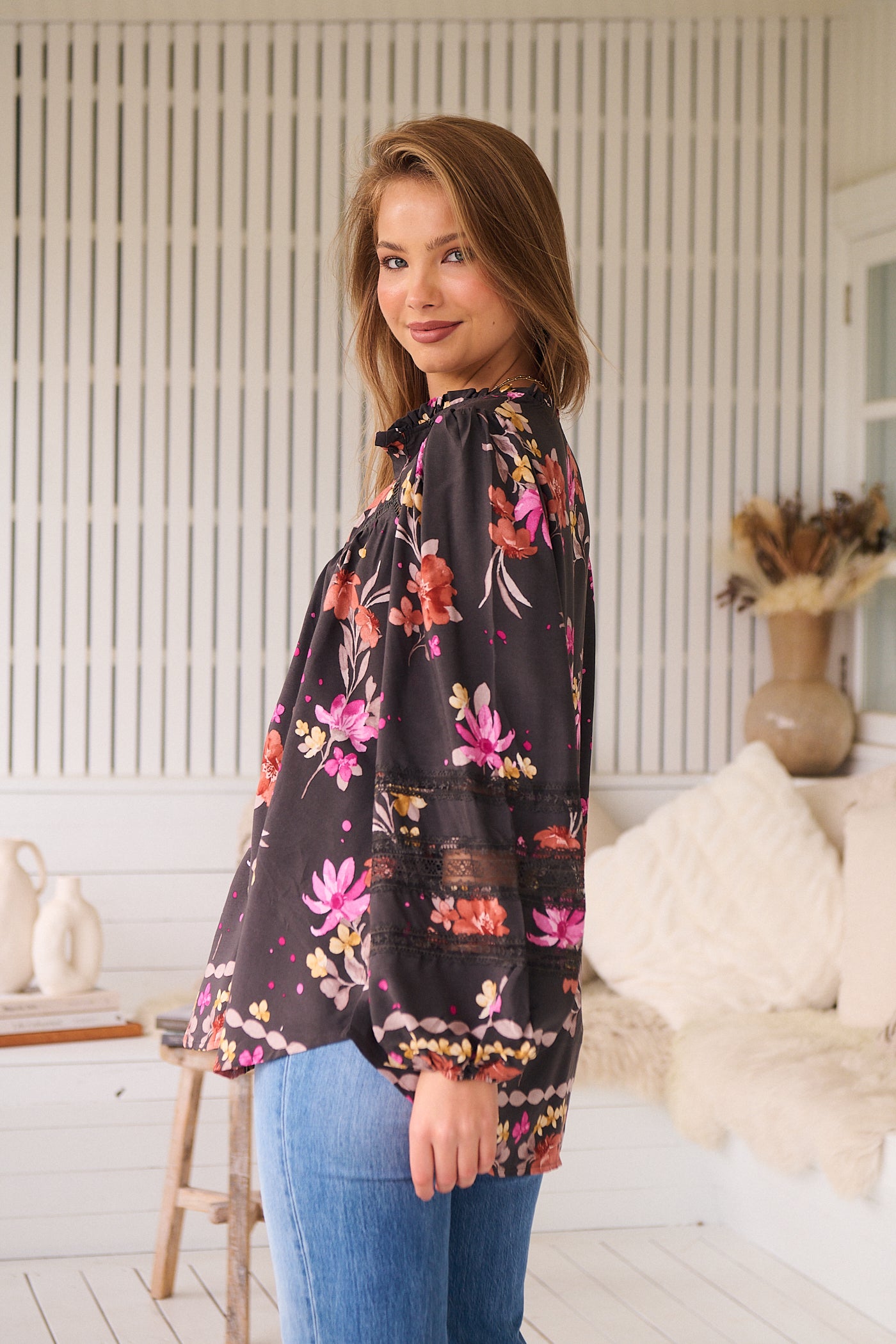 Eliza Blouse – Monarch Bloom