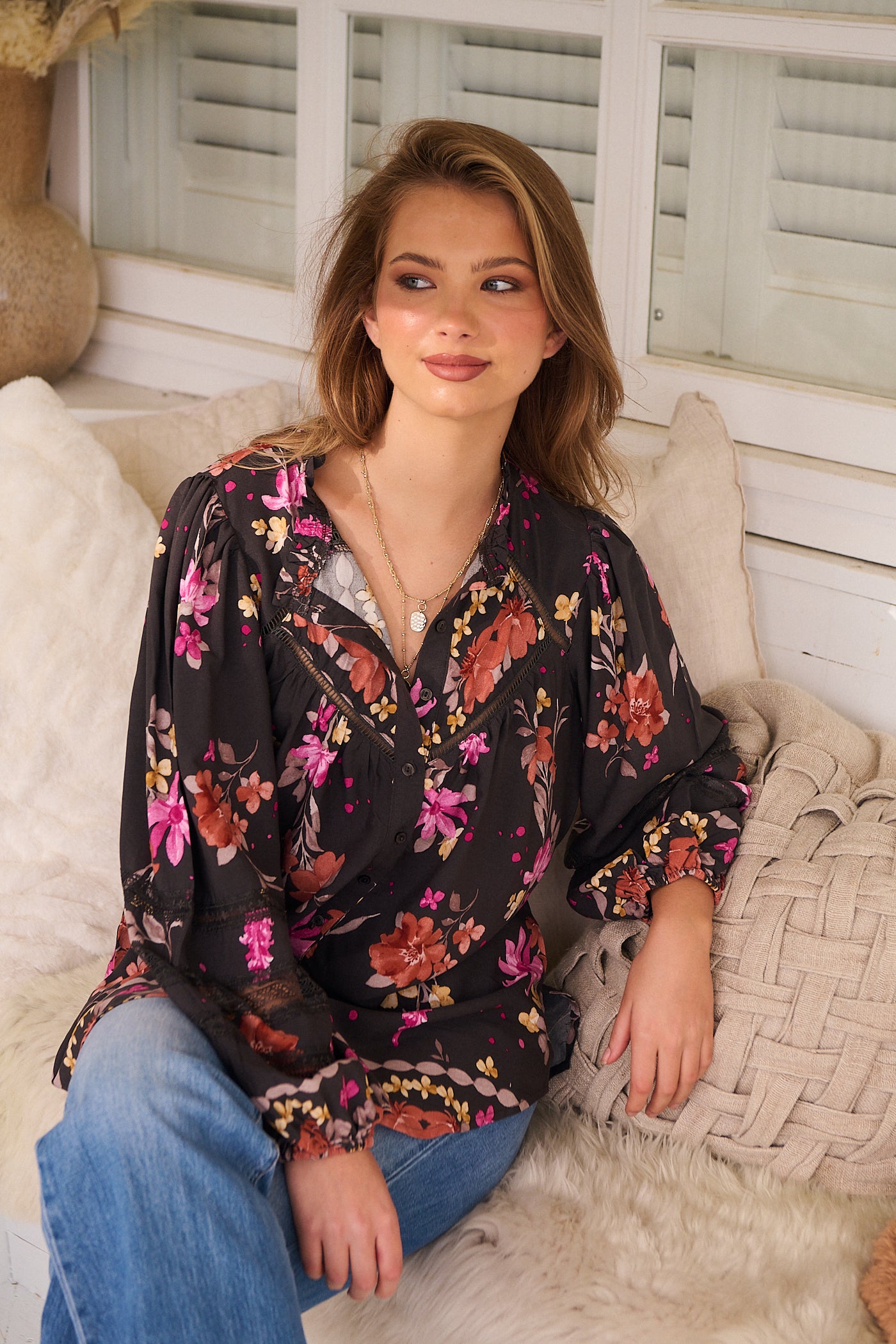 Eliza Blouse – Monarch Bloom