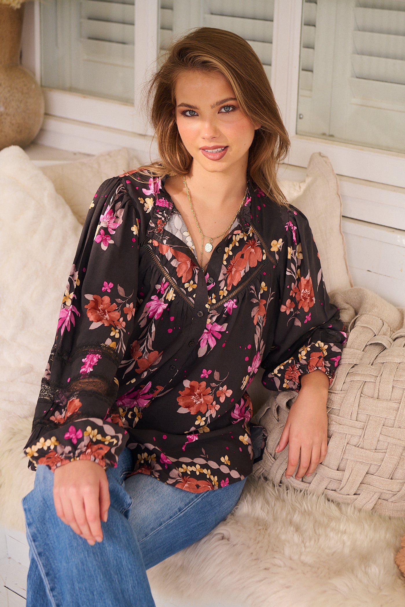 Eliza Blouse – Monarch Bloom