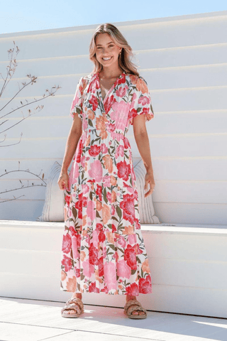 Carla Maxi Dress - Birdcage Floral